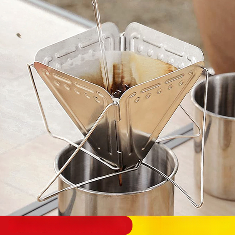 Outdoor Coffee Equipment - 304 stainless steel coffee drip rack