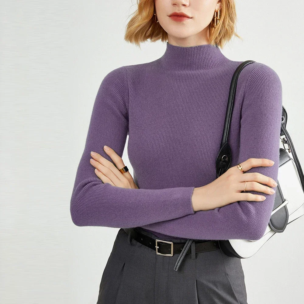 Long Sleeved Knitted Sweater G - Coffee X ulasan dan harga