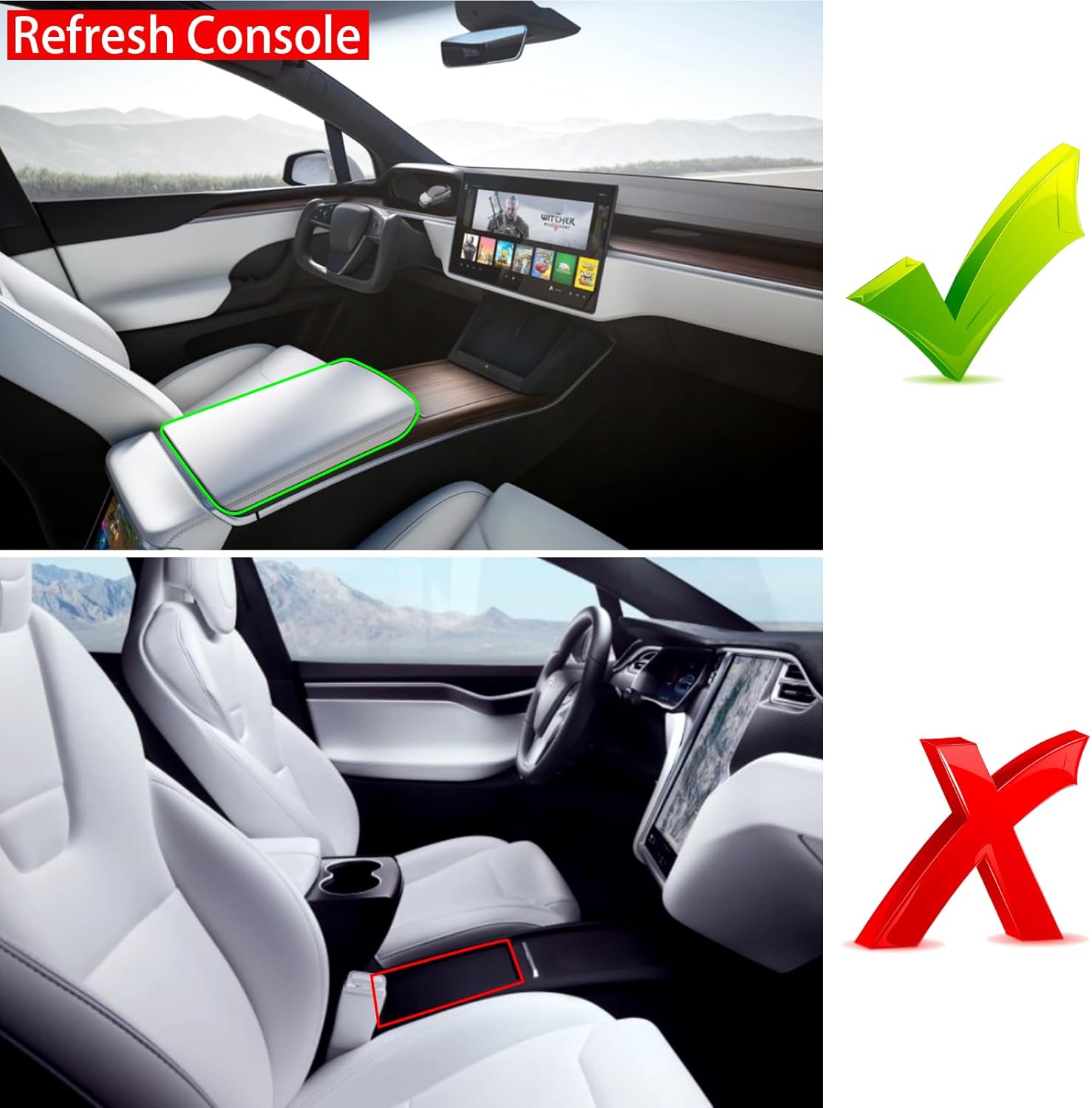For Tesla Model S Model X Plai - Coffee X ulasan dan harga