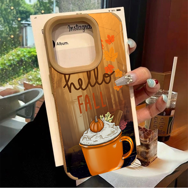 Retro Maple Leaf Fall Coffee P - Coffee X ulasan dan harga