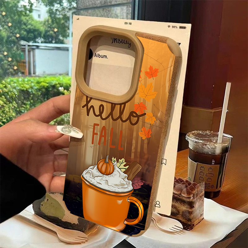 Retro Maple Leaf Fall Coffee P - Coffee X ulasan dan harga