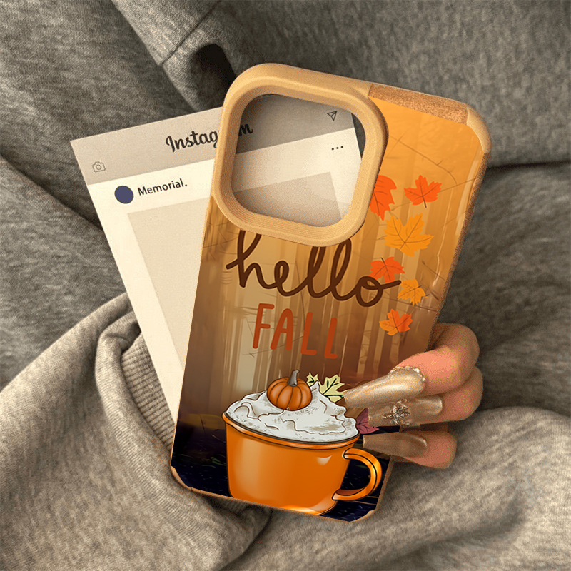 Retro Maple Leaf Fall Coffee P - Coffee X ulasan dan harga