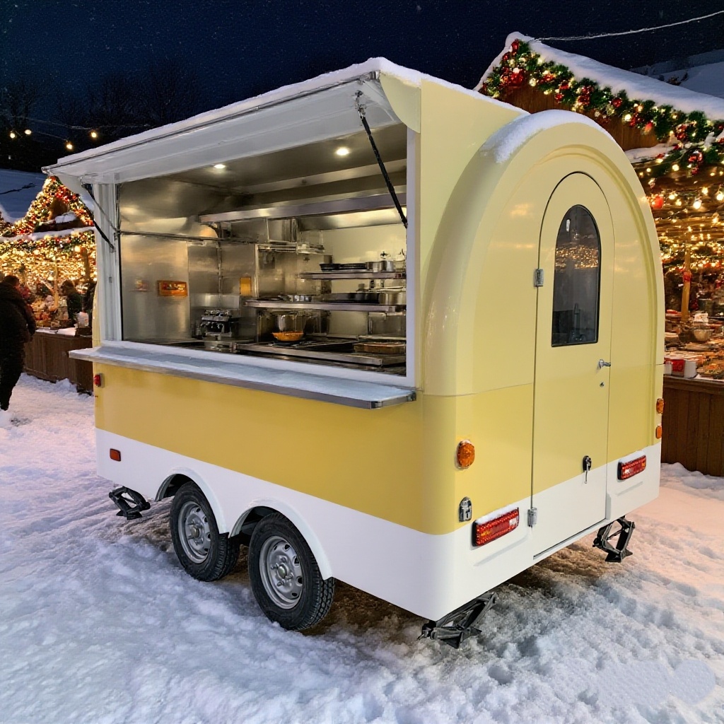 Outdoor Mobile  Food Trailers  - Outdoor Coffee Equipment ulasan dan harga