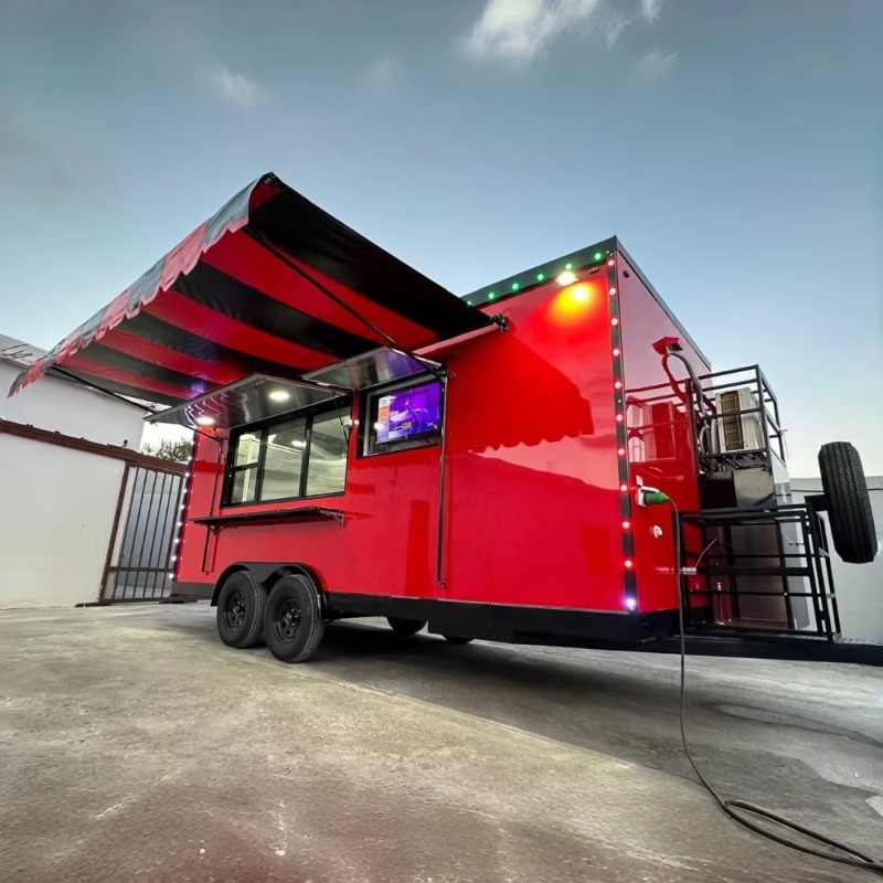 Custom Luxury Mobile Fast Food - Outdoor Coffee Equipment ulasan dan harga