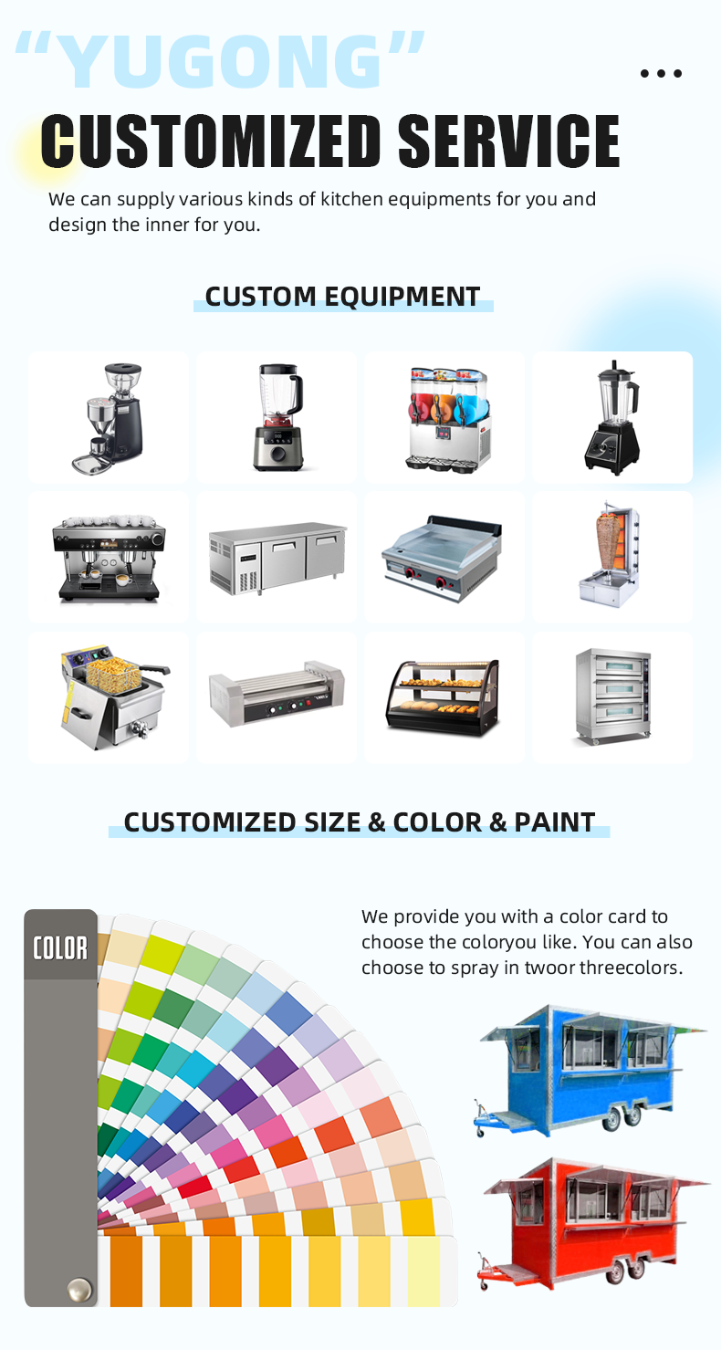Custom Luxury Mobile Fast Food - Outdoor Coffee Equipment ulasan dan harga
