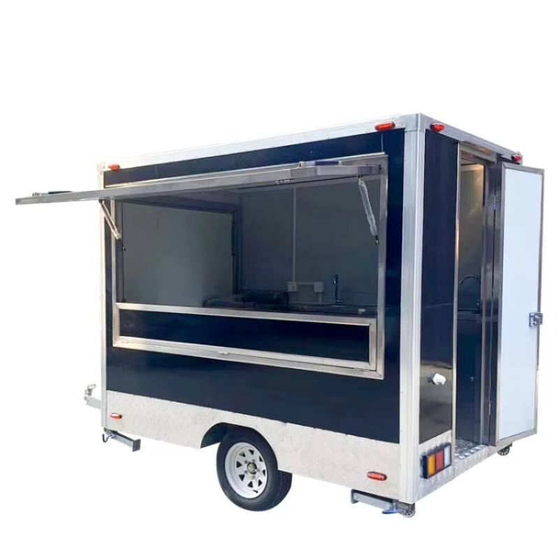 Mobile Square Food Trailer Ful - Coffee Equipment Price ulasan dan harga